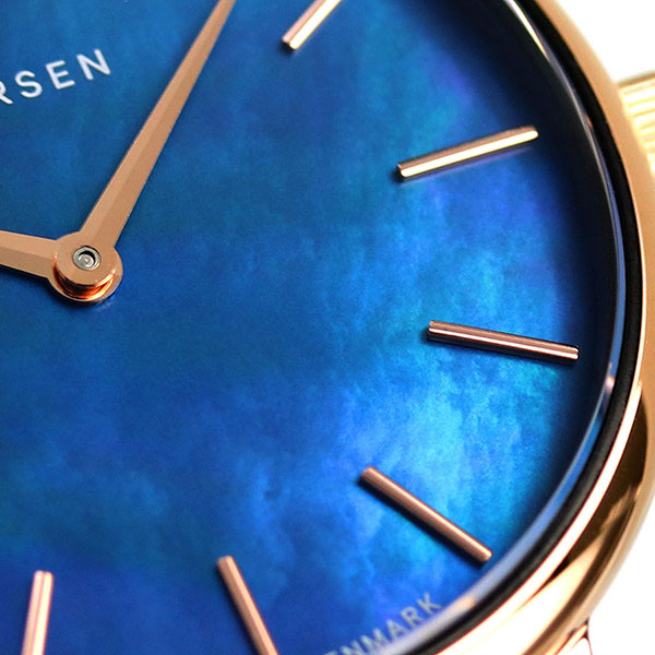 エルラーセン 時計 トレジャー 日本限定モデル 30mm レディース 腕時計 ブランド LL146RSDBU ブルーシェル ネイビー LL146RSDBU