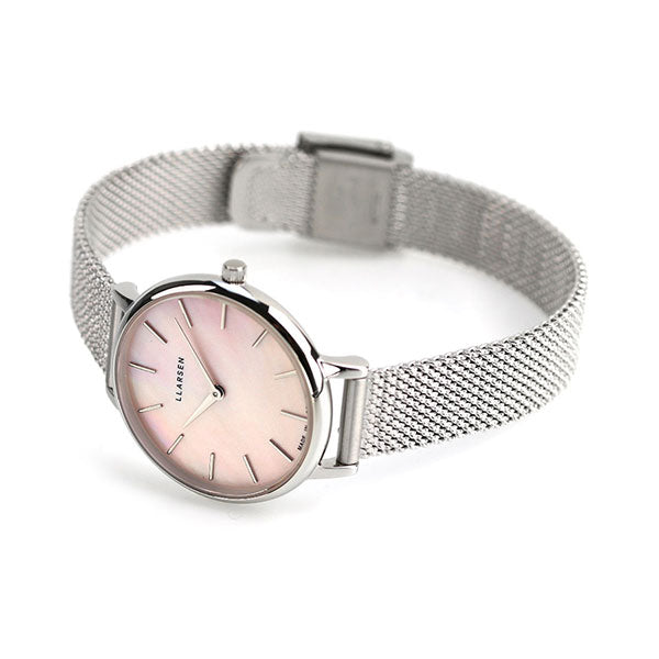 エルラーセン 時計 トレジャー 日本限定モデル 30mm レディース 腕時計 ブランド LL146SSPSM ピンクシェル LL146SSPSM