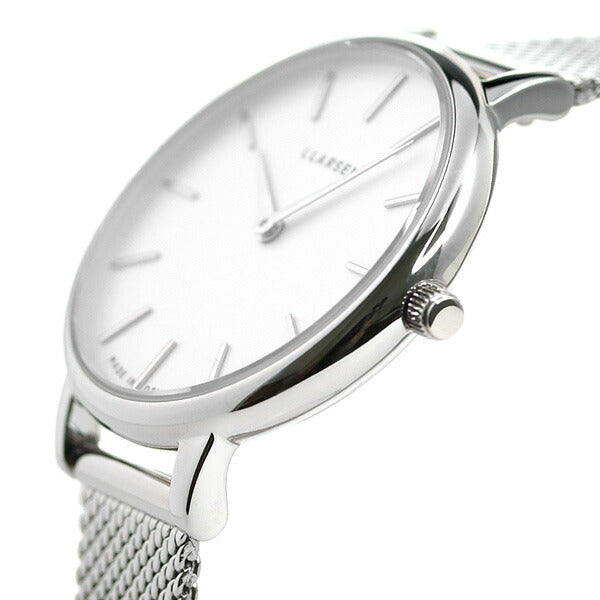 エルラーセン 時計 キャロライン 30mm レディース 腕時計 ブランド LL146SWSM ホワイト LL146SWSM