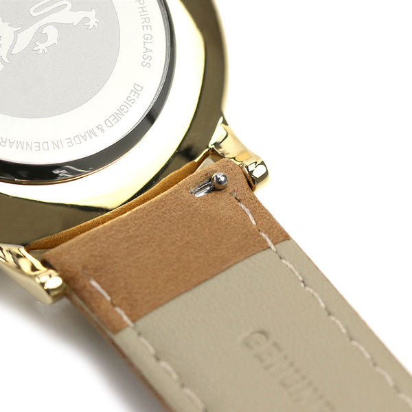 エルラーセン 時計 オリバー 39mm メンズ 腕時計 ブランド LL147GFCM グリーン キャメル LL147GFCM