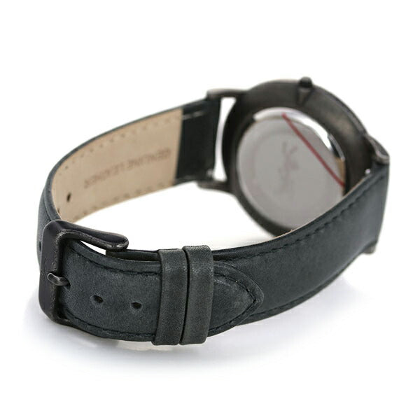 エルラーセン 時計 オリバー 39mm デンマーク製 メンズ 腕時計 ブランド LL147OYGYFR イエロー グレー 革ベルト LL147OYGYFR