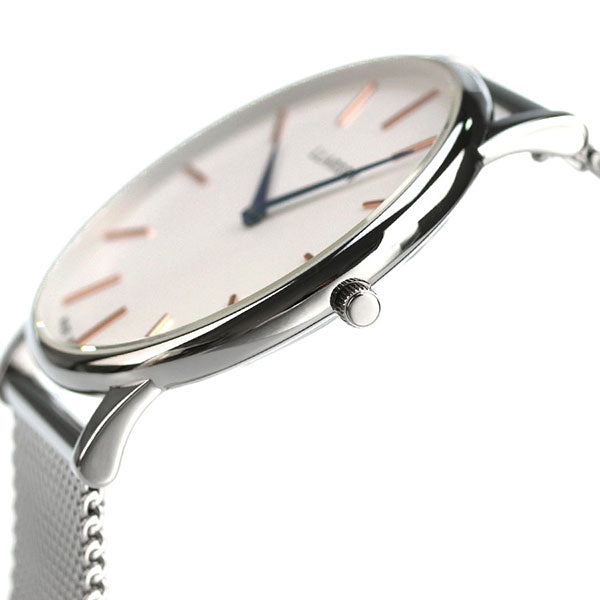 エルラーセン 時計 オリバー 日本限定モデル 39mm メンズ 腕時計 ブランド LL147SWDSMS ホワイト LL147SWDSMS