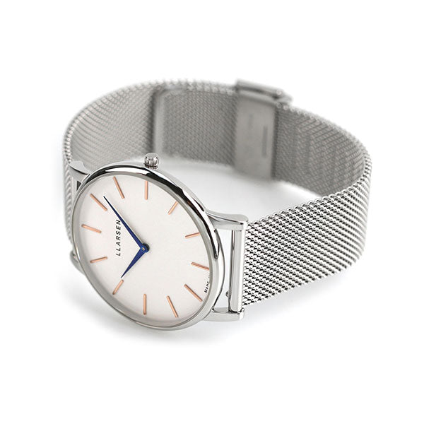エルラーセン 時計 オリバー 日本限定モデル 39mm メンズ 腕時計 ブランド LL147SWDSMS ホワイト LL147SWDSMS