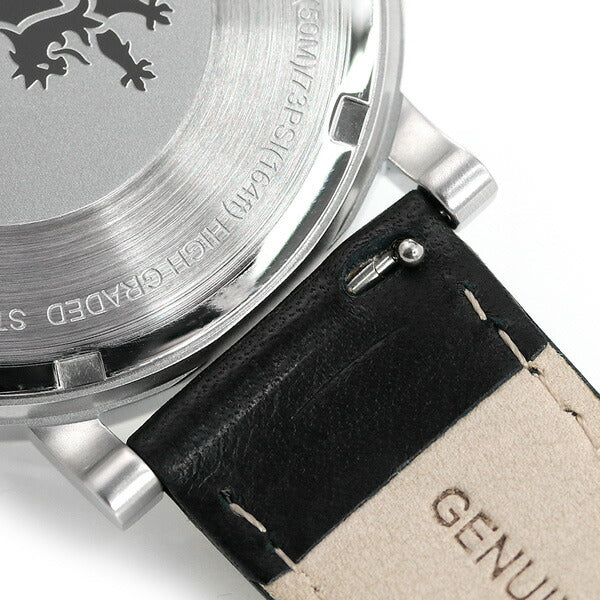 エルラーセン 時計 ノラ 42mm デンマーク製 クロノグラフ メンズ 腕時計 ブランド LL149SDIK ブルー ブラック 革ベルト LL149SDIK