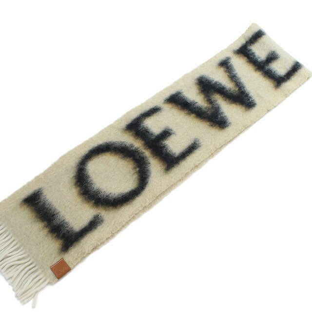 ロエベ マフラー レディース ブランド LOEWE イタリア F811257X03 CAMEL-BLACK ベージュ系 小物 LOEF811257X03011