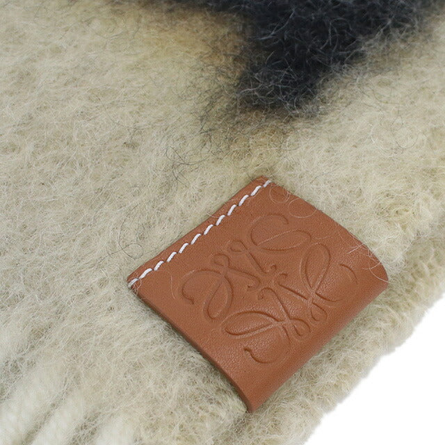 ロエベ マフラー レディース ブランド LOEWE イタリア F811257X03 CAMEL-BLACK ベージュ系 小物 LOEF811257X03011