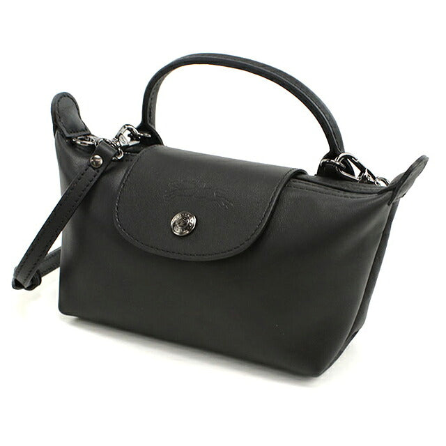 ロンシャン ハンドバッグ レディース ブランド Longchamp 2WAY レザー 34205 ブラック LON34205031
