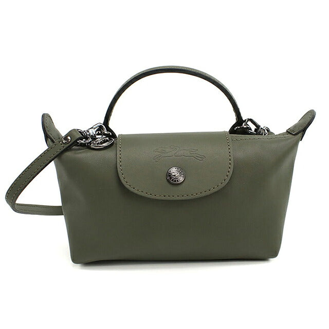 ロンシャン ハンドバッグ レディース ブランド Longchamp 2WAY レザー 34205 カーキ LON34205051