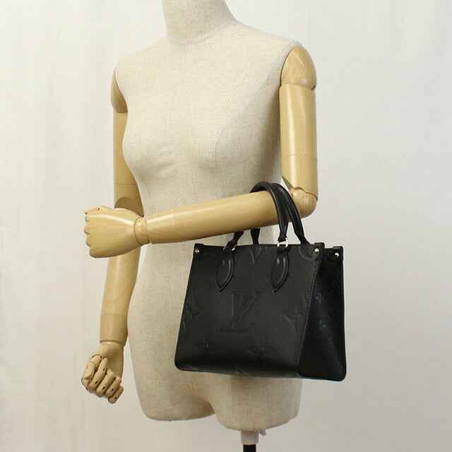 ルイヴィトン トートバッグ レディース ブランド LOUIS VUITTON アンプラント オンザゴー PM M45653 ブラック バッグ LOVM45653011