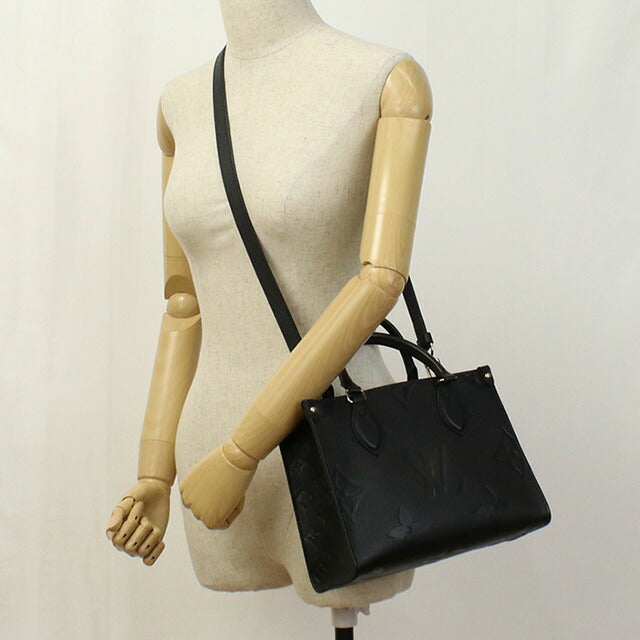 ルイヴィトン トートバッグ レディース ブランド LOUIS VUITTON アンプラント オンザゴー PM M45653 ブラック バッグ LOVM45653011