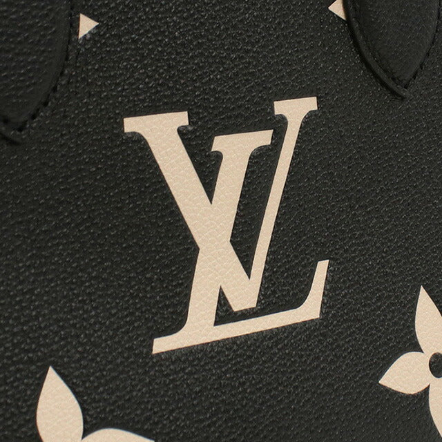 ルイヴィトン トートバッグ レディース ブランド LOUIS VUITTON バイカラーモノグラム・アンプラント オンザゴー PM M45659 ブラック LOVM45659011