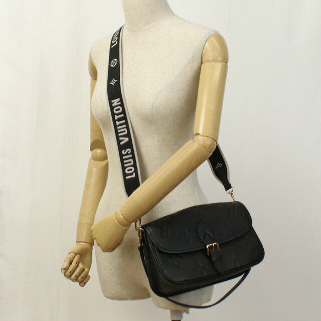 ルイヴィトン 斜め掛け ショルダーバッグ レディース ブランド LOUIS VUITTON アンプラント ディアヌ M46386 ブラック バッグ LOVM46386011