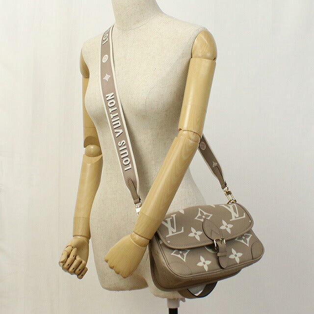 ルイヴィトン ショルダーバッグ レディース ブランド LOUIS VUITTON バイカラーモノグラム・アンプラント ディアヌ M46583 ベージュ LOVM46583011
