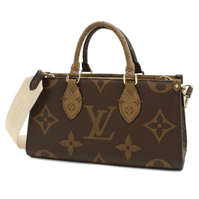 ルイヴィトン ハンドバッグ レディース ブランド LOUIS VUITTON モノグラム・リバース オンザゴー EW M46653 ブラウン バッグ LOVM46653011