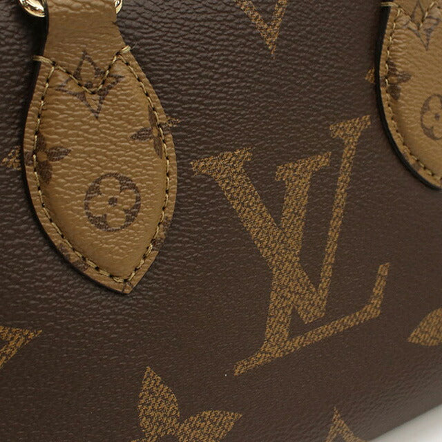 ルイヴィトン ハンドバッグ レディース ブランド LOUIS VUITTON モノグラム・リバース オンザゴー EW M46653 ブラウン バッグ LOVM46653011