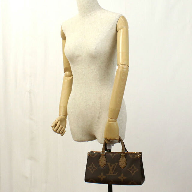 ルイヴィトン ハンドバッグ レディース ブランド LOUIS VUITTON モノグラム・リバース オンザゴー EW M46653 ブラウン バッグ LOVM46653011
