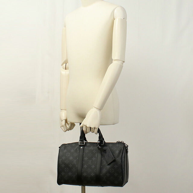 ルイヴィトン ミニボストン メンズ ブランド LOUIS VUITTON エクリプス キーポル・バンドリエール 35 M46655 グレー バッグ LOVM46655011