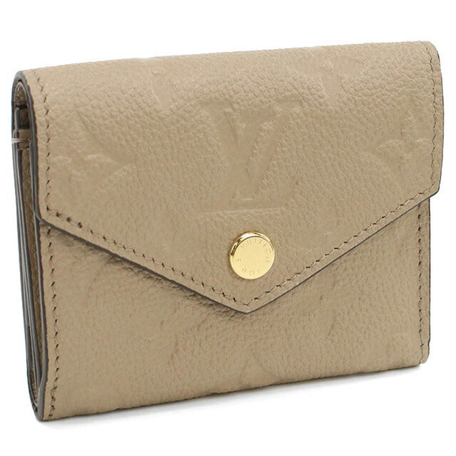 ルイヴィトン 三折財布小銭入付き レディース ブランド LOUIS VUITTON アンプラント ポルトフォイユ・ゾエ M69800 グレー 財布 LOVM69800011