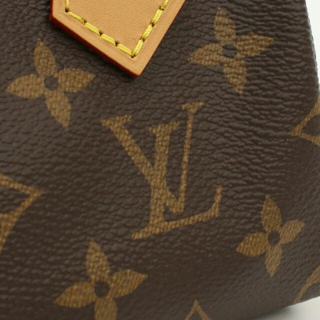 ルイヴィトン ハンドバッグ レディース ブランド LOUIS VUITTON モノグラム ナノ・スピーディ M81085 ブラウン バッグ LOVM81085011