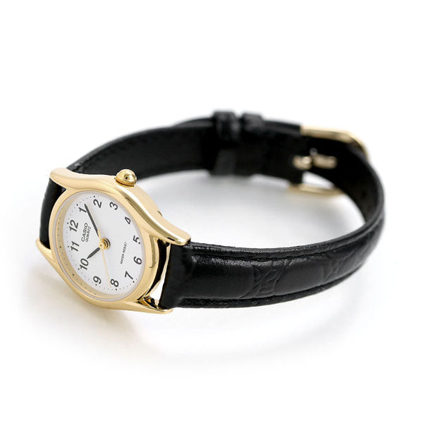 カシオ チープカシオ 革ベルト レディース 腕時計 LTP-1094Q-7B1RDF CASIO LTP-1094Q-7B1RDF