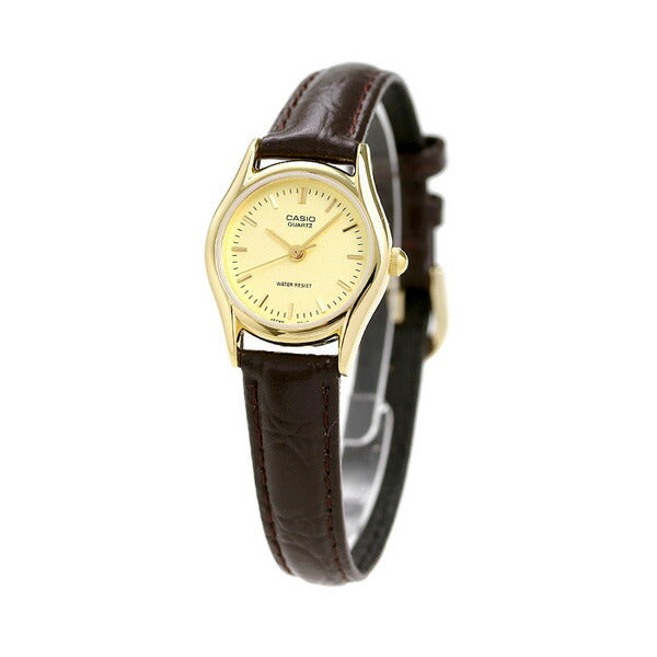 カシオ チープカシオ 革ベルト レディース 腕時計 LTP-1094Q-9ARDF CASIO LTP-1094Q-9ARDF