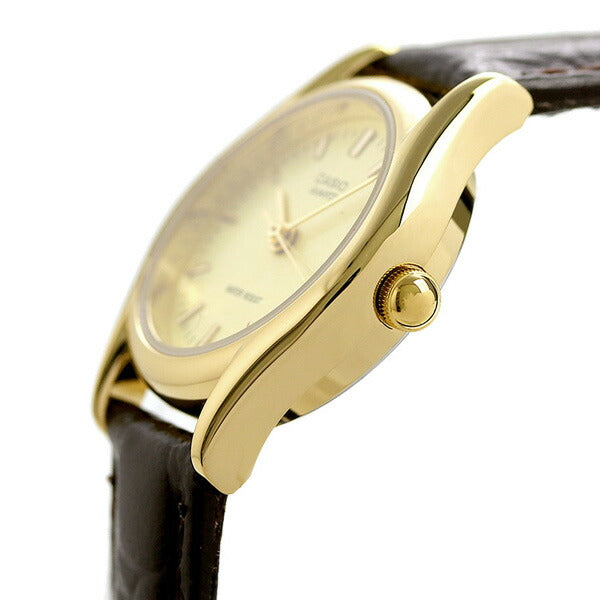 カシオ チープカシオ 革ベルト レディース 腕時計 LTP-1094Q-9ARDF CASIO LTP-1094Q-9ARDF