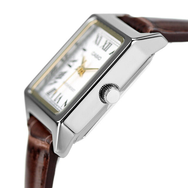 カシオ CASIO LTP-V007L-7B2 チプカシ 海外モデル レディース 腕時計 ブランド カシオ casio アナログ ホワイト ブラウン 白 LTP-V007L-7B2DF