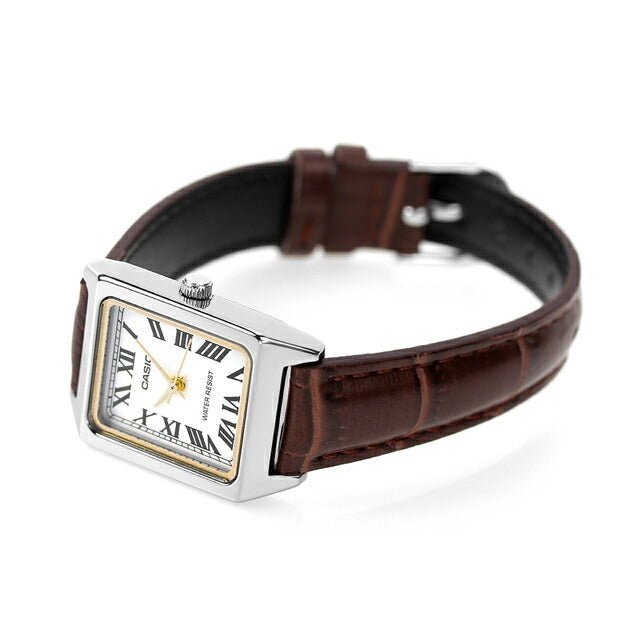 カシオ CASIO LTP-V007L-7B2 チプカシ 海外モデル レディース 腕時計 ブランド カシオ casio アナログ ホワイト ブラウン 白 LTP-V007L-7B2DF