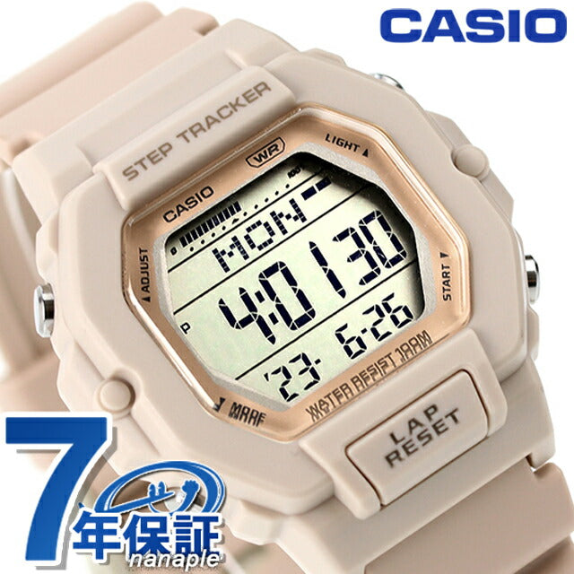 カシオ LWS-2200H-4AV 海外モデル ユニセックス 腕時計 ブランド カシオ デジタル ピンクベージュ メンズ LWS-2200H-4AVDF