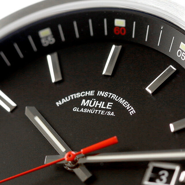 ミューレ・グラスヒュッテ 29er Big 自動巻き 腕時計 ブランド メンズ Muhle Glashutte M1-25-33-MB ブラック 黒 ドイツ製 M1-25-33-MB