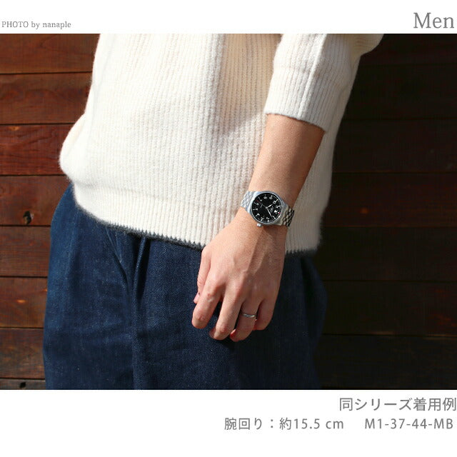 ミューレ・グラスヒュッテ Terrasport II 自動巻き 腕時計 ブランド メンズ Muhle Glashutte M1-37-44-LB ブラック 黒 ドイツ製 M1-37-44-LB