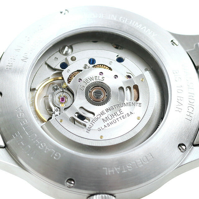 ミューレ・グラスヒュッテ Terrasport II 自動巻き 腕時計 ブランド メンズ Muhle Glashutte M1-37-44-MB ブラック 黒 ドイツ製 M1-37-44-MB