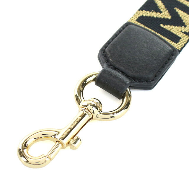マークジェイコブス ショルダーストラップ レディース ブランド MARC JACOBS THE THIN STRAP 2S3SST002S02 BLACK-GOLD 小物 MAJ2S3SST002S02011