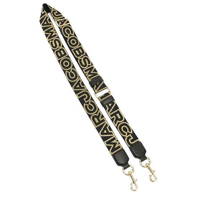 マークジェイコブス ショルダーストラップ レディース ブランド MARC JACOBS THE THIN STRAP 2S3SST002S02 BLACK-GOLD 小物 MAJ2S3SST002S02011