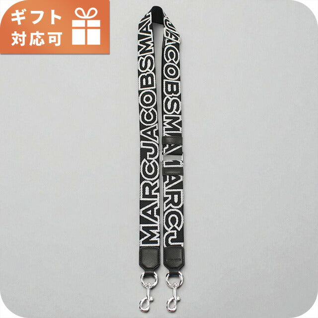 マークジェイコブス ショルダーストラップ レディース ブランド MARC JACOBS THE THIN STRAP 2S3SST002S02 BLACK-SILVER 小物 MAJ2S3SST002S02021