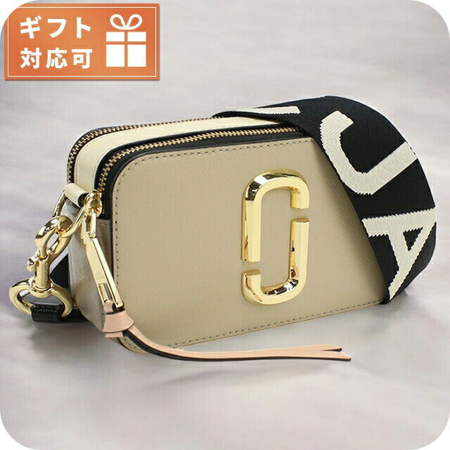 マーク・ジェイコブス 斜め掛け ショルダーバッグ レディース ブランド MARC JACOBS THE SNAPSHOT ベトナム 2S3HCR500H03 KHAKI MULTI ベージュ系 MAJ3HCR500H03051