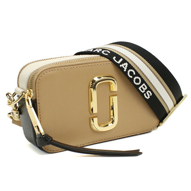 マーク・ジェイコブス 斜め掛け ショルダーバッグ レディース ブランド MARC JACOBS THE SNAPSHOT ベトナム 2S3HCR500H03 CAMEL MULTI ブラウン系 MAJ3HCR500H03071