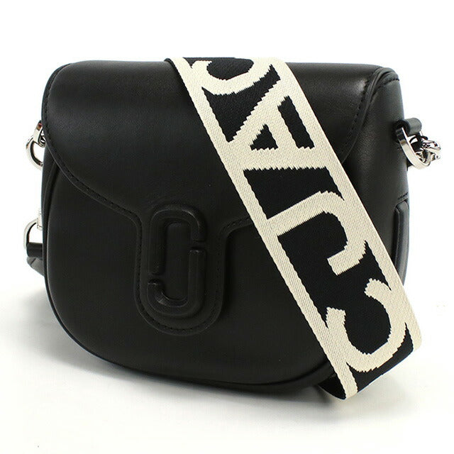 マーク・ジェイコブス 斜め掛け ショルダーバッグ レディース ブランド MARC JACOBS THE SMALL SADDLE BAG レザー ベトナム 2S3HMS003H03 BLACK ブラック MAJ3HMS003H03011
