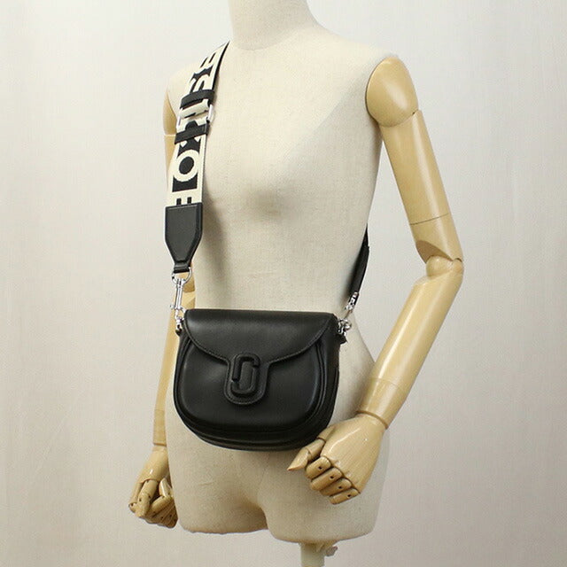 マーク・ジェイコブス 斜め掛け ショルダーバッグ レディース ブランド MARC JACOBS THE SMALL SADDLE BAG レザー ベトナム 2S3HMS003H03 BLACK ブラック MAJ3HMS003H03011