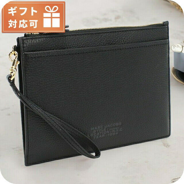 マーク・ジェイコブス ポーチ レディース ブランド MARC JACOBS THE SMALL WRISTLET レザー ベトナム 2S3SMP036S01 BLACK ブラック バッグ MAJ3SMP036S01011