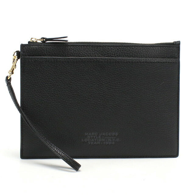 マーク・ジェイコブス ポーチ レディース ブランド MARC JACOBS THE SMALL WRISTLET レザー ベトナム 2S3SMP036S01 BLACK ブラック バッグ MAJ3SMP036S01011