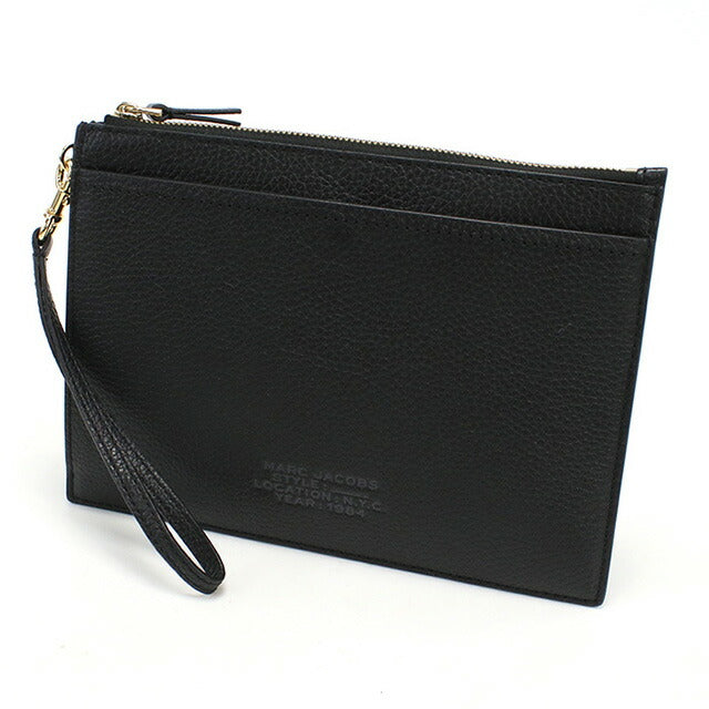 マーク・ジェイコブス ポーチ レディース ブランド MARC JACOBS THE SMALL WRISTLET レザー ベトナム 2S3SMP036S01 BLACK ブラック バッグ MAJ3SMP036S01011