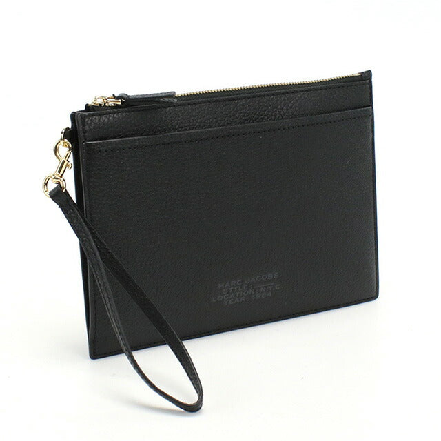 マーク・ジェイコブス ポーチ レディース ブランド MARC JACOBS THE SMALL WRISTLET レザー ベトナム 2S3SMP036S01 BLACK ブラック バッグ MAJ3SMP036S01011