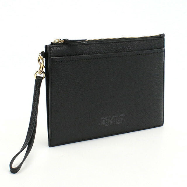 マーク・ジェイコブス ポーチ レディース ブランド MARC JACOBS THE SMALL WRISTLET レザー ベトナム 2S3SMP036S01 BLACK ブラック バッグ MAJ3SMP036S01011