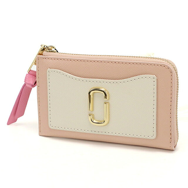 マークジェイコブス キーリング付小銭入れ レディース MARC JACOBS THE TOP ZIP MULTI WALLET フラグメントケース 2F3SMP063S07 ROSE MULTI MAJ3SMP063S07031