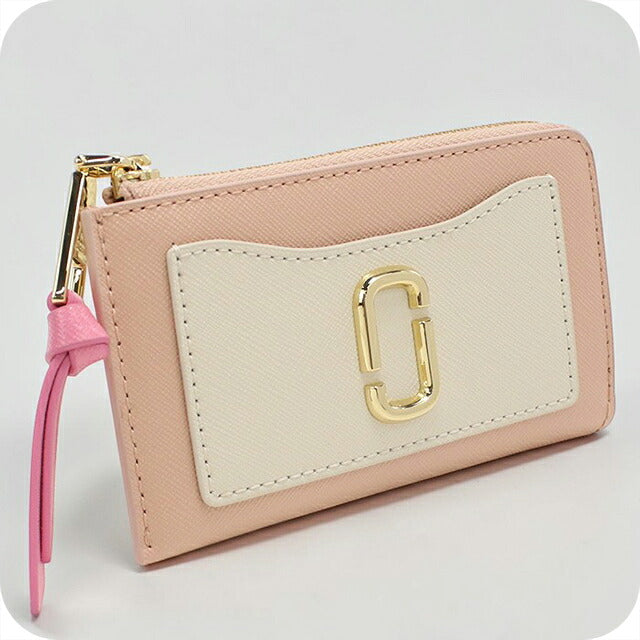 マークジェイコブス キーリング付小銭入れ レディース MARC JACOBS THE TOP ZIP MULTI WALLET フラグメントケース 2F3SMP063S07 ROSE MULTI MAJ3SMP063S07031