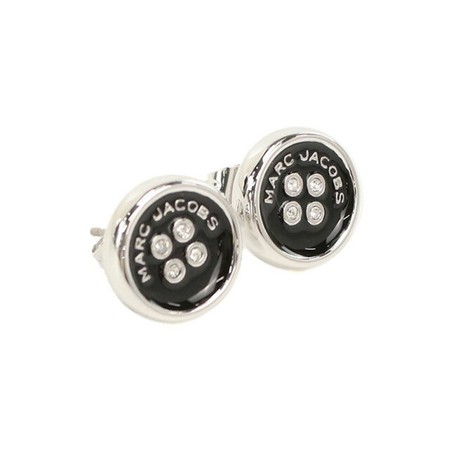 マークジェイコブス ピアス レディース ブランド MARC JACOBS BUTTON STUD EARRINGS 2R4JER001J35 ブラック アクセサリー MAJ4JER001J35031