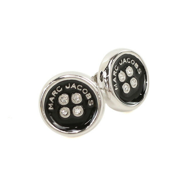 マークジェイコブス ピアス レディース ブランド MARC JACOBS BUTTON STUD EARRINGS 2R4JER001J35 ブラック アクセサリー MAJ4JER001J35031