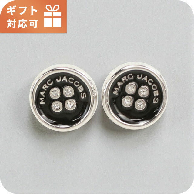 マークジェイコブス ピアス レディース ブランド MARC JACOBS BUTTON STUD EARRINGS 2R4JER001J35 ブラック アクセサリー MAJ4JER001J35031