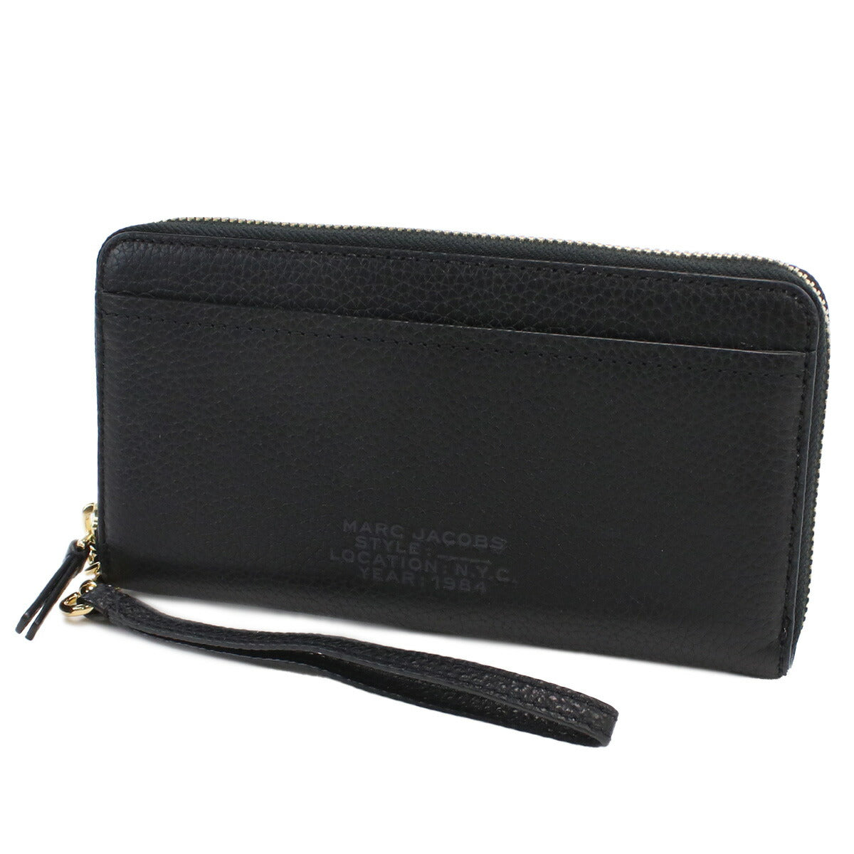 マークジェイコブス 長財布ラウンドファスナー レディース レザー ベトナム S131L01RE22 BLACK ブラック 財布 MAJS131L01RE22011